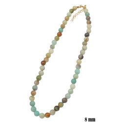 Naszyjnik z kamieni [amazonit] - MF41036